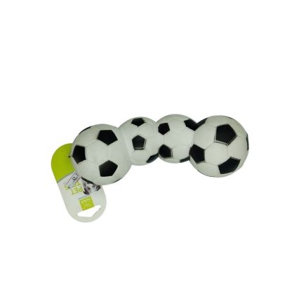 Dog - Squeaky 4pc Soccer Ball Set