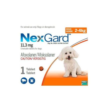Nexgard - 2-4kg (11.3mg) - Small (Orange)