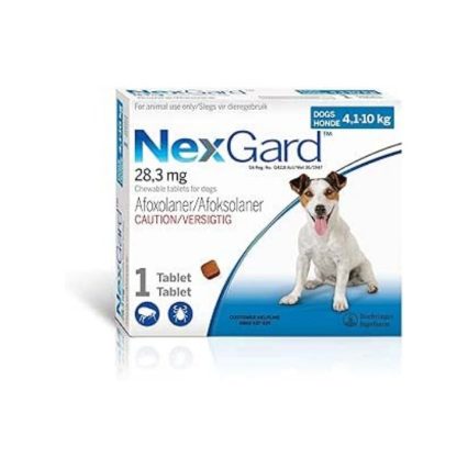 Nexgard - 4.1-10kg (28.3mg) - Medium (Blue)
